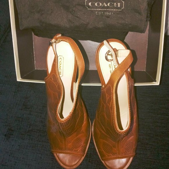 Coach Heels - Picture 1 of 5